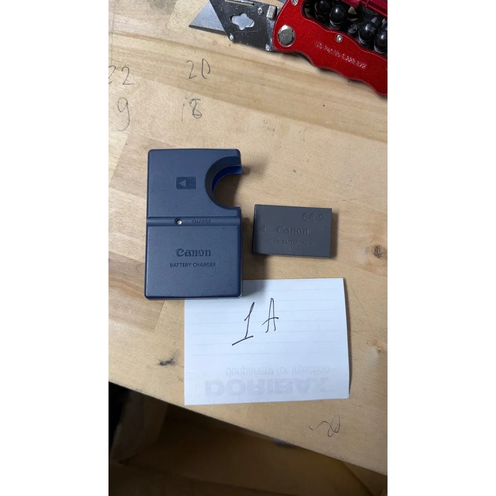 Canon CB-2LS‎ Battery Charger and NB-1LH Lithium Ion Battery Pack Set Genuine